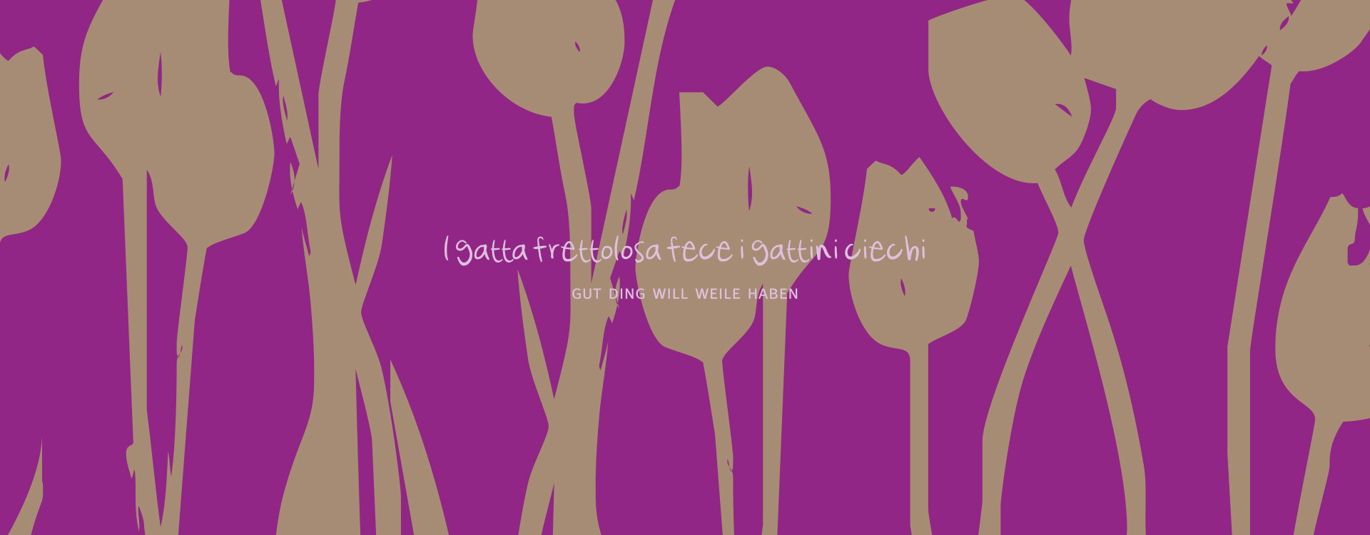 abito suites spruch: Gut ding will weile haben