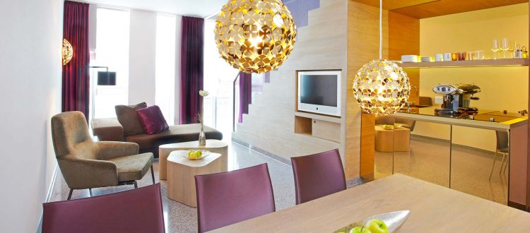 abito suites | Suite Wohnbereich mit Küche